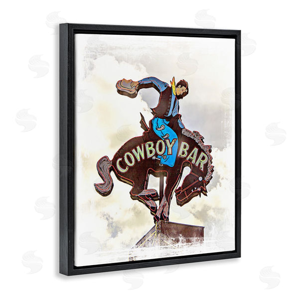 Stupell Industries Jerry Cowherd | Cowboy Bar Sign