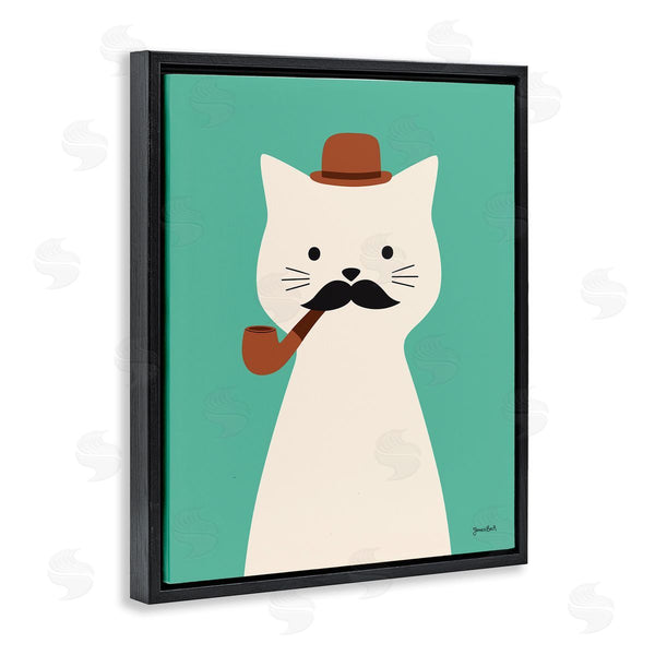 Stupell Industries Jessica Beck | Cat Smoking Pipe