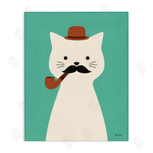stupell industries Jessica Beck | Cat Smoking Pipe