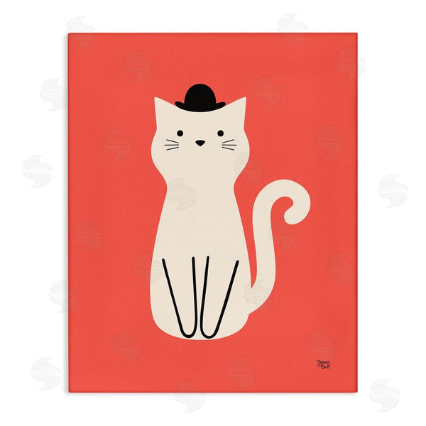 stupell industries Jessica Beck | Cat with Top Hat
