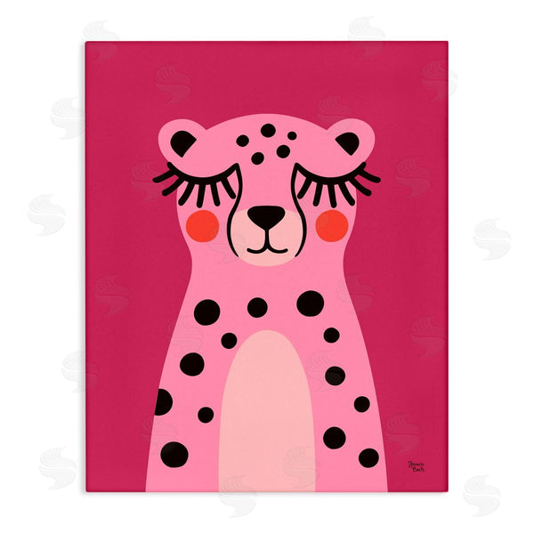 stupell industries Jessica Beck | Pink Cheetah Smile