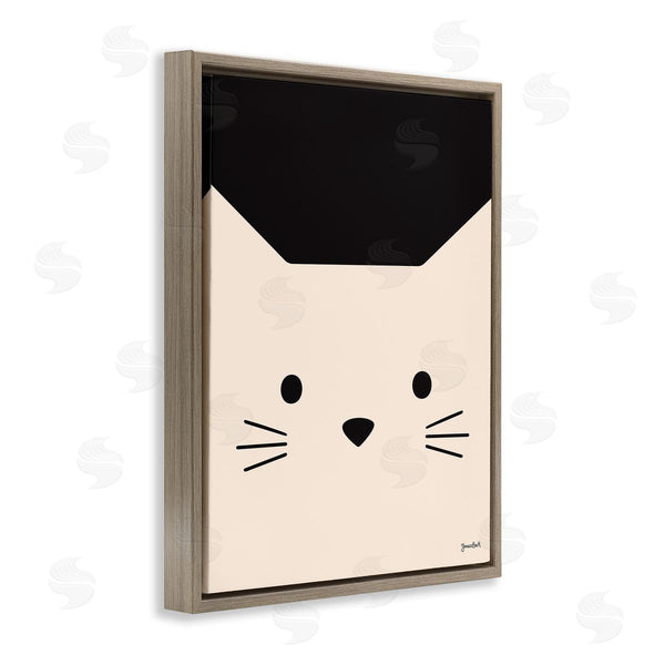 Stupell Industries Jessica Beck | White Cat Close Up