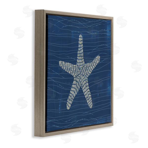 Stupell Industries Jetty Home LLC | Starfish On Blue