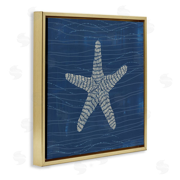 Stupell Industries Jetty Home LLC | Starfish On Blue
