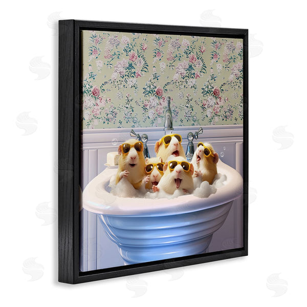 Stupell Industries Jim Baldwin | Guinea Pigs Sink
