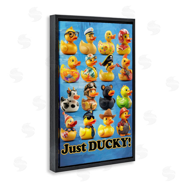 Stupell Industries Jim Baldwin | Just Ducky On Blue
