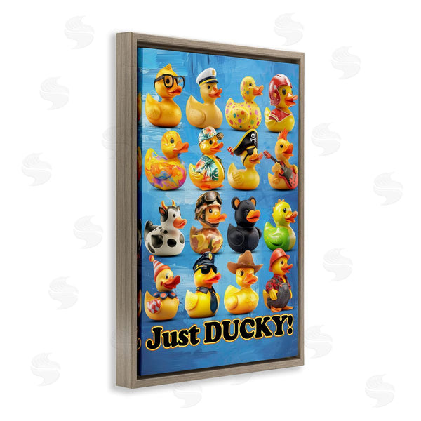 Stupell Industries Jim Baldwin | Just Ducky On Blue