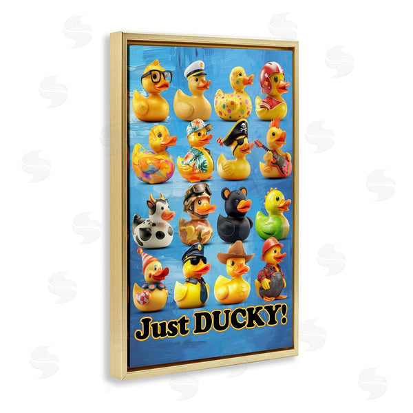 Stupell Industries Jim Baldwin | Just Ducky On Blue