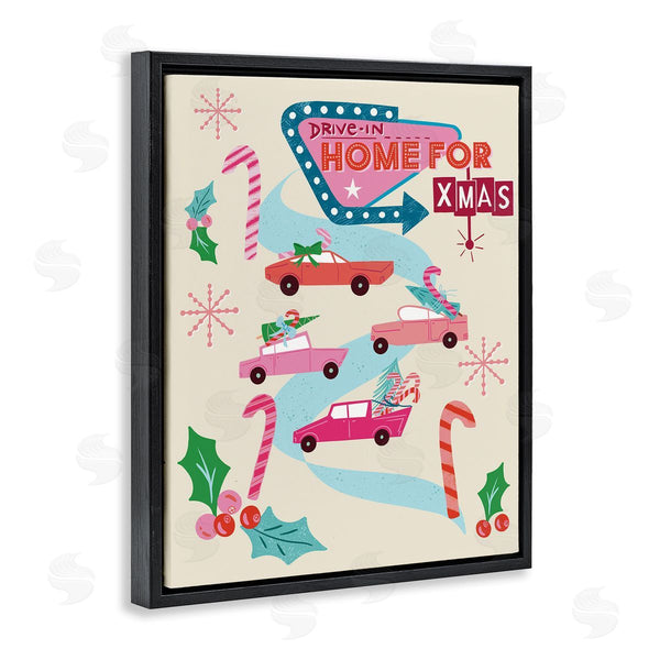 Stupell Industries Jo Reid | Drive-In Christmas Fun