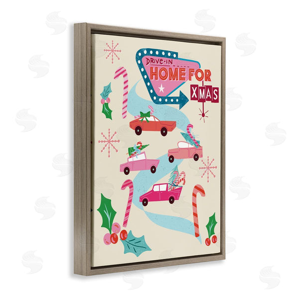 Stupell Industries Jo Reid | Drive-In Christmas Fun