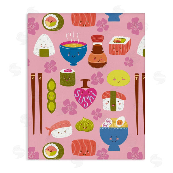 stupell industries Jo Reid | Kawaii Sushi Treats