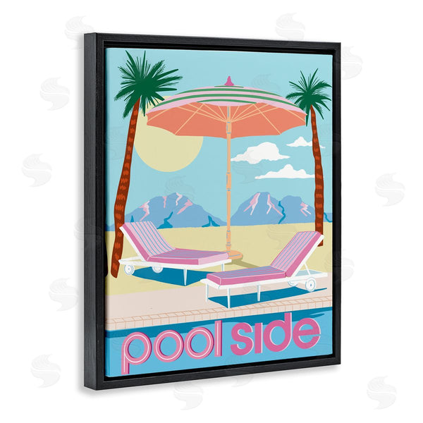 Stupell Industries Jo Reid | Preppy Coastal Poolside