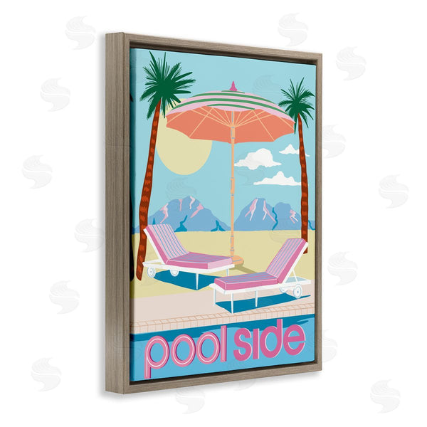 Stupell Industries Jo Reid | Preppy Coastal Poolside