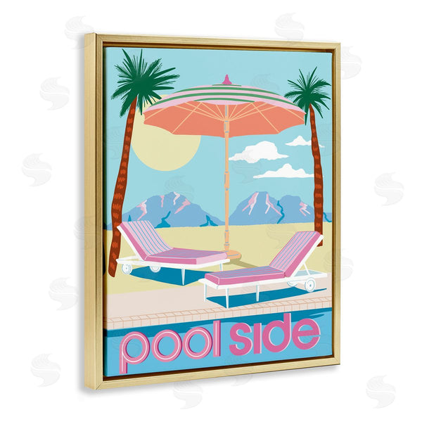 Stupell Industries Jo Reid | Preppy Coastal Poolside