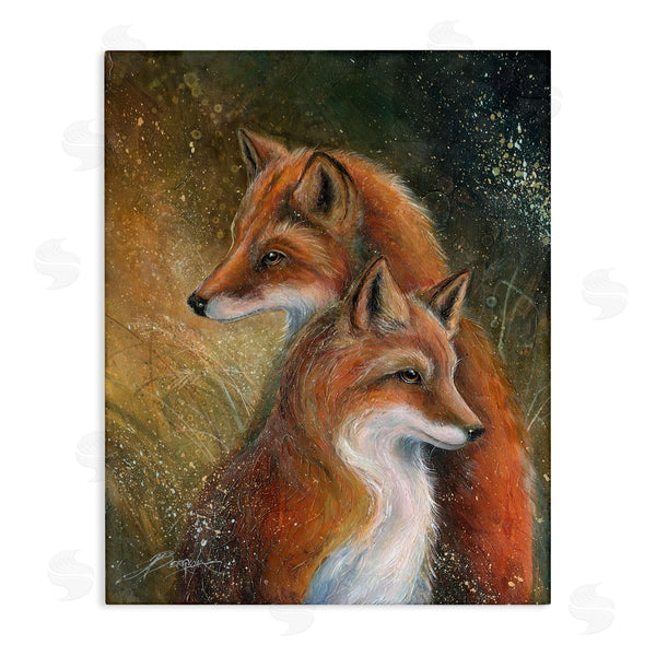 stupell industries Jody Bergsma | Fox Pair Portrait