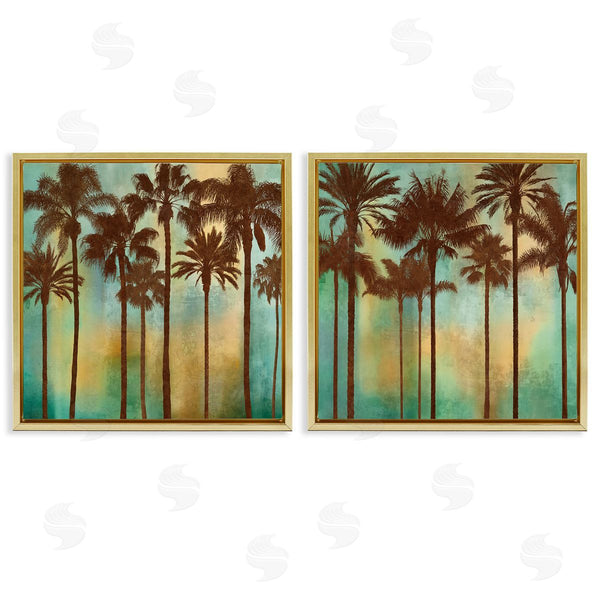 Stupell Industries John Seba | Palms On Blue & Orange