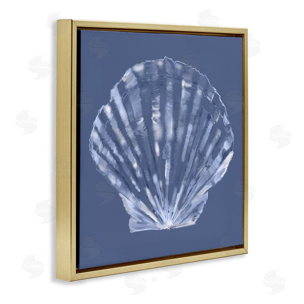Stupell Industries Julie Derice | Blue Nova Seashell