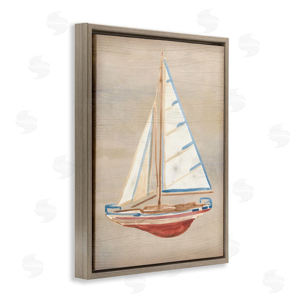 Stupell Industries June Erica Vess | Rustic Red Boat