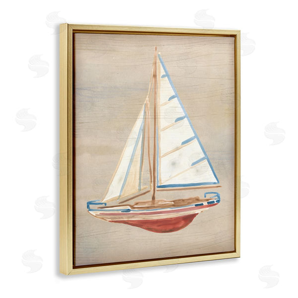 Stupell Industries June Erica Vess | Rustic Red Boat