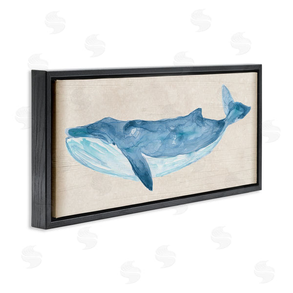 Stupell Industries June Erica Vess | Whale On Beige