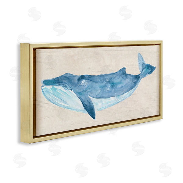 Stupell Industries June Erica Vess | Whale On Beige