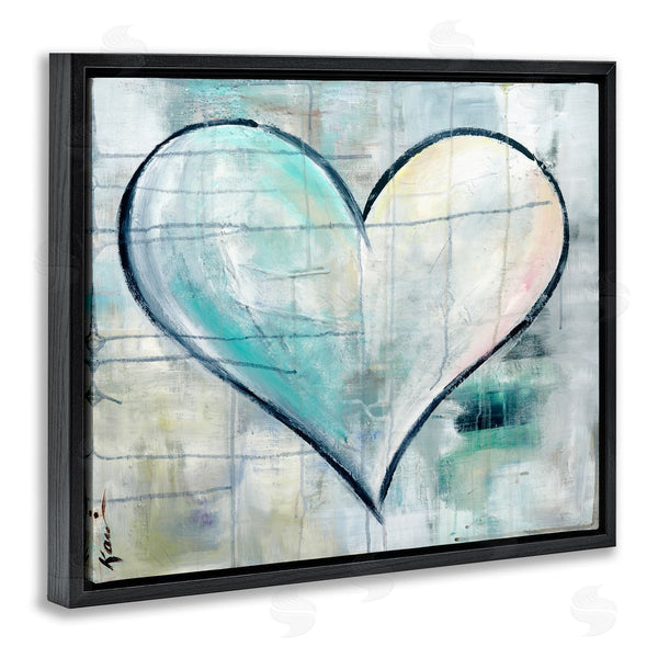 Stupell Industries Kami Lerner | Graffiti Blue Heart