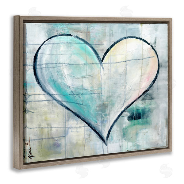 Stupell Industries Kami Lerner | Graffiti Blue Heart