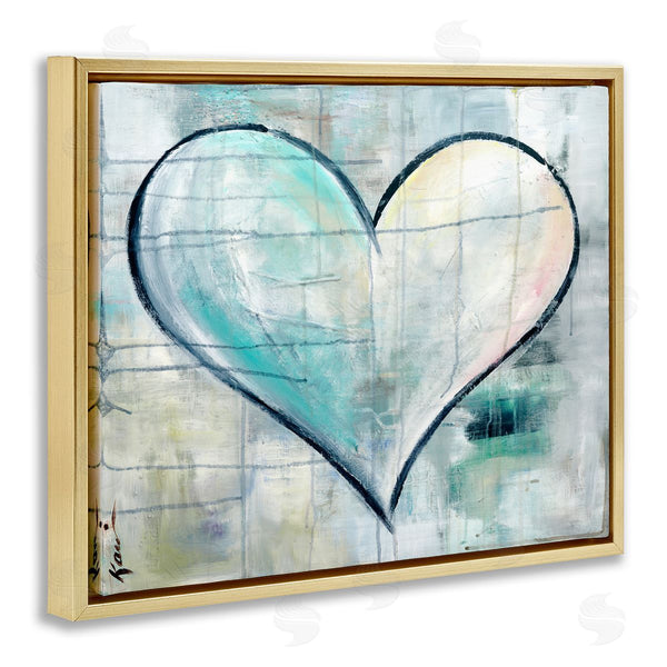 Stupell Industries Kami Lerner | Graffiti Blue Heart