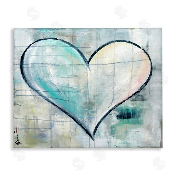 stupell industries Kami Lerner | Graffiti Blue Heart