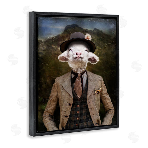 Stupell Industries Karen Burke | Happy Classic Lamb