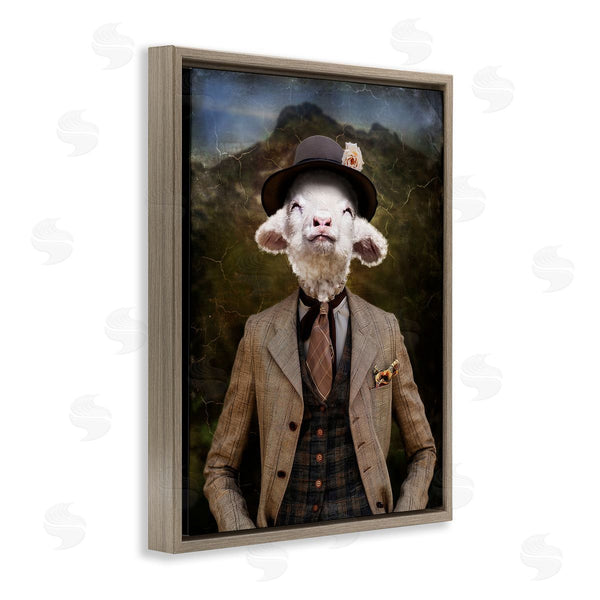 Stupell Industries Karen Burke | Happy Classic Lamb