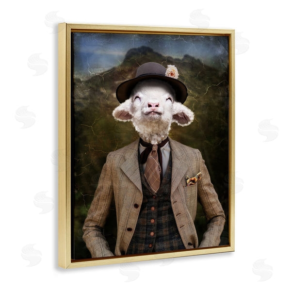 Stupell Industries Karen Burke | Happy Classic Lamb