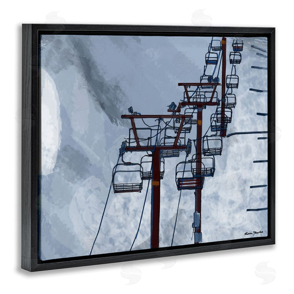 Stupell Industries Karen Dreyfus | Ski Lift Blue Sky