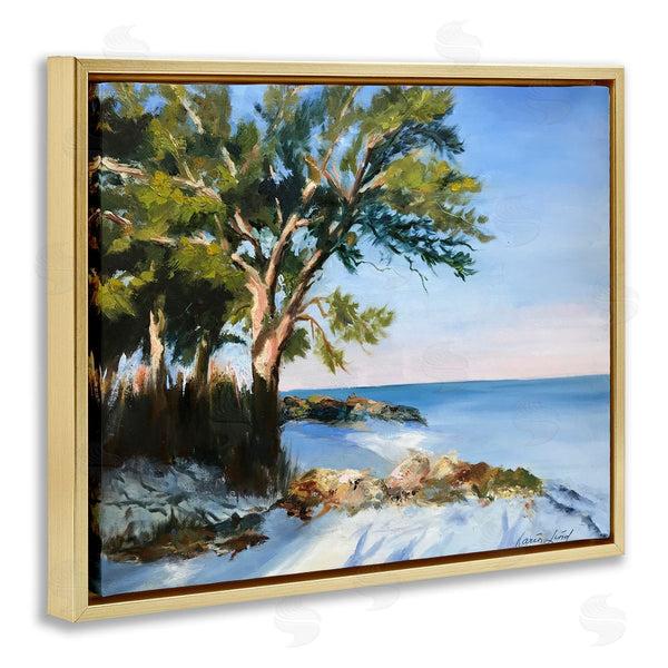 Stupell Industries Karen Lind | White Sand Beach