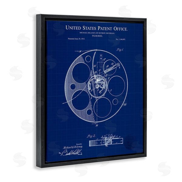 Stupell Industries Karl Hronek | Film Reel Blueprint