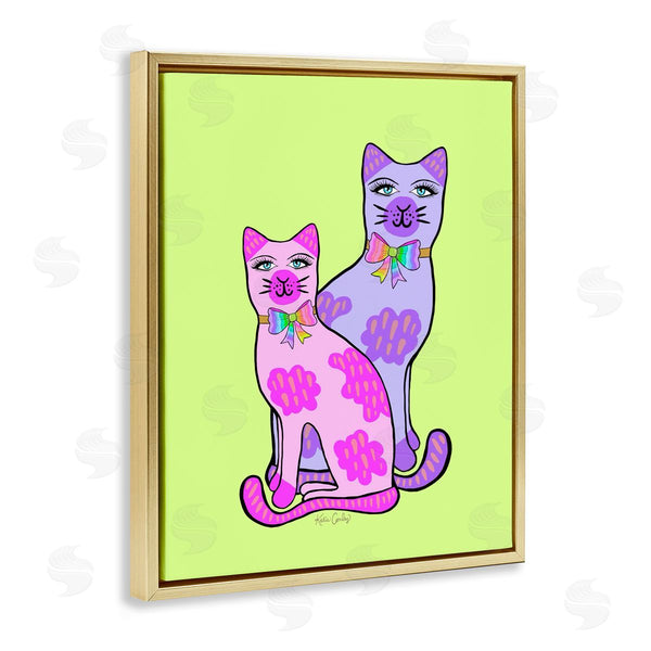 Stupell Industries Katie Conley | Funky Bright Cats