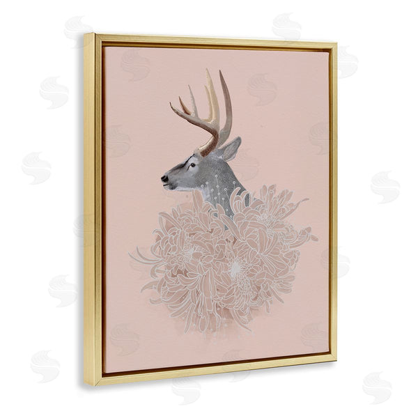 Stupell Industries Katie O'Shea | Elk & Chrysanthemum