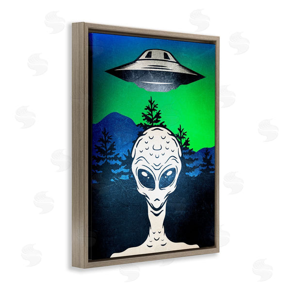 Stupell Industries Kim Allen | Alien And UFO Scene