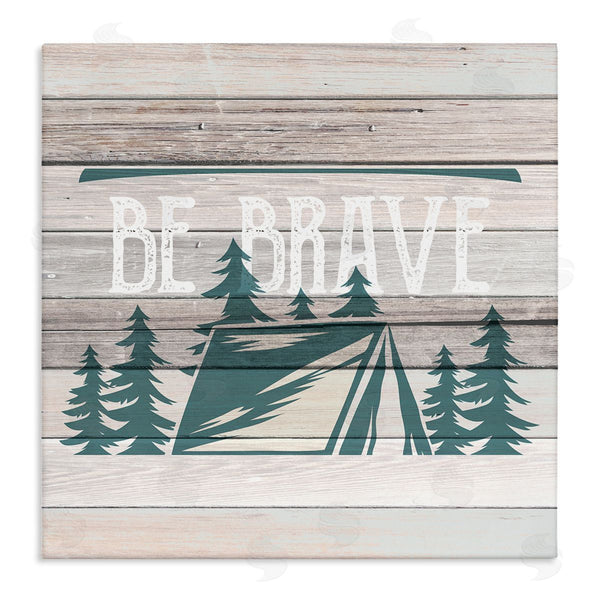 stupell industries Kim Allen | Be Brave Rustic Tent