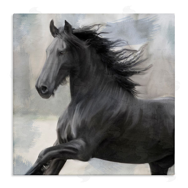 stupell industries Kim Allen | Black Stallion Horse