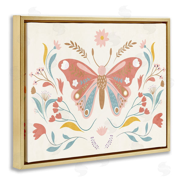 Stupell Industries Kim Allen | Boho Folk Butterfly