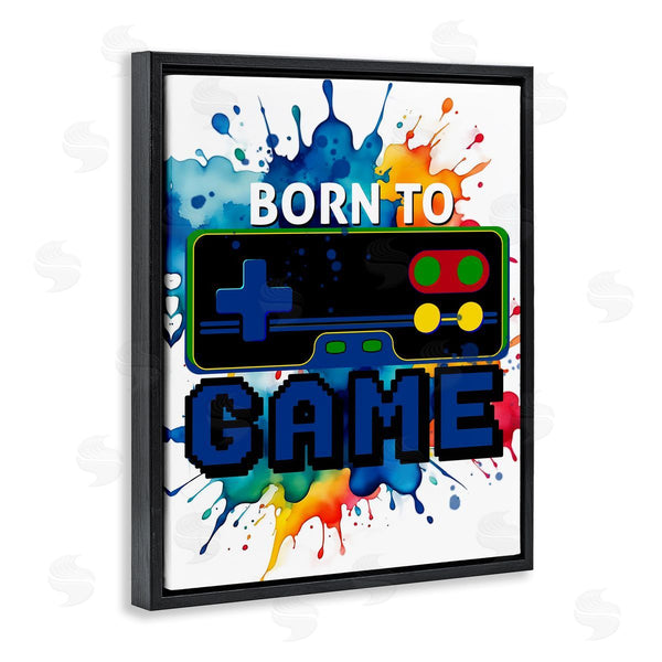 Stupell Industries Kim Allen | Born To Game Splash