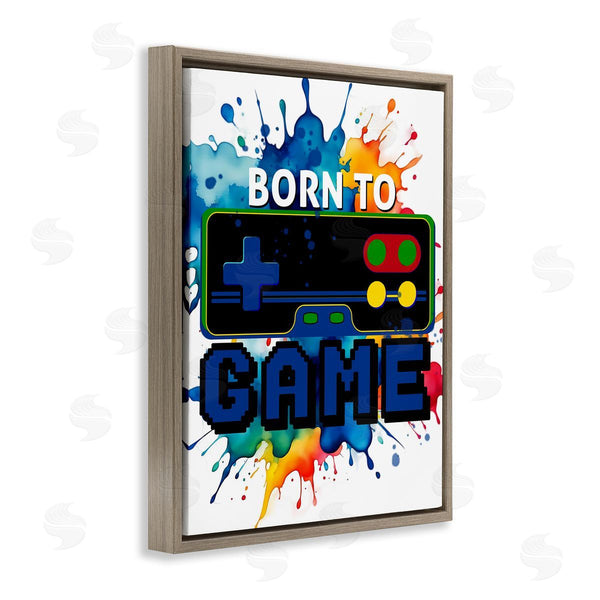 Stupell Industries Kim Allen | Born To Game Splash