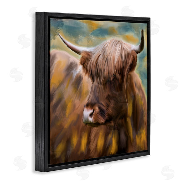 Stupell Industries Kim Allen | Brown Highland Cow
