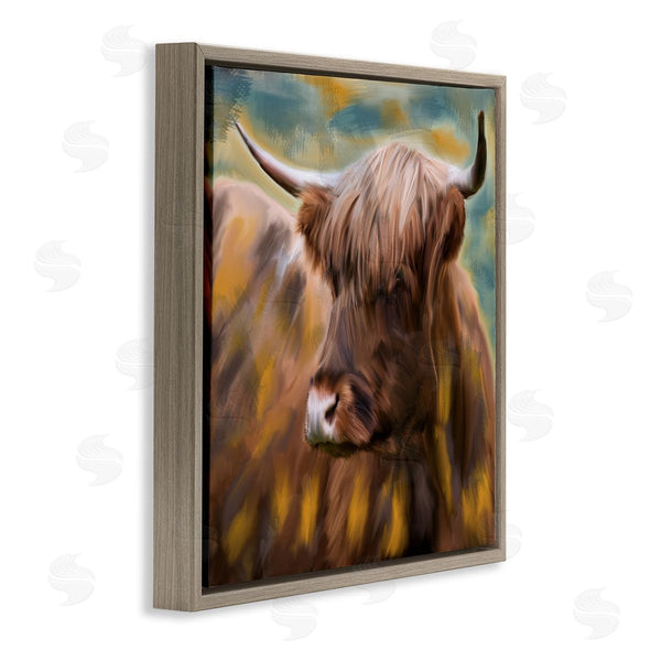 Stupell Industries Kim Allen | Brown Highland Cow