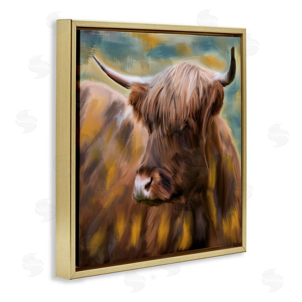 Stupell Industries Kim Allen | Brown Highland Cow