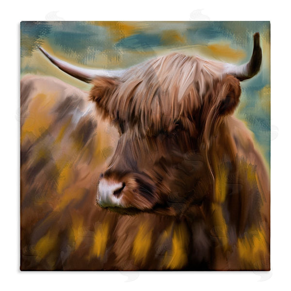 stupell industries Kim Allen | Brown Highland Cow