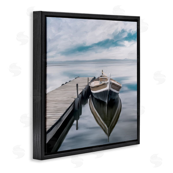 Stupell Industries Kim Allen | Cloudy Lake Day
