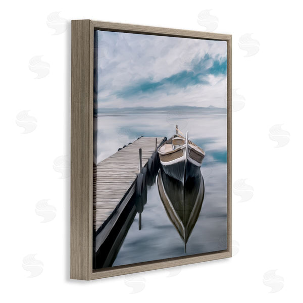 Stupell Industries Kim Allen | Cloudy Lake Day