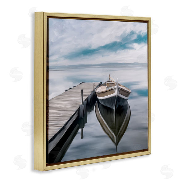 Stupell Industries Kim Allen | Cloudy Lake Day